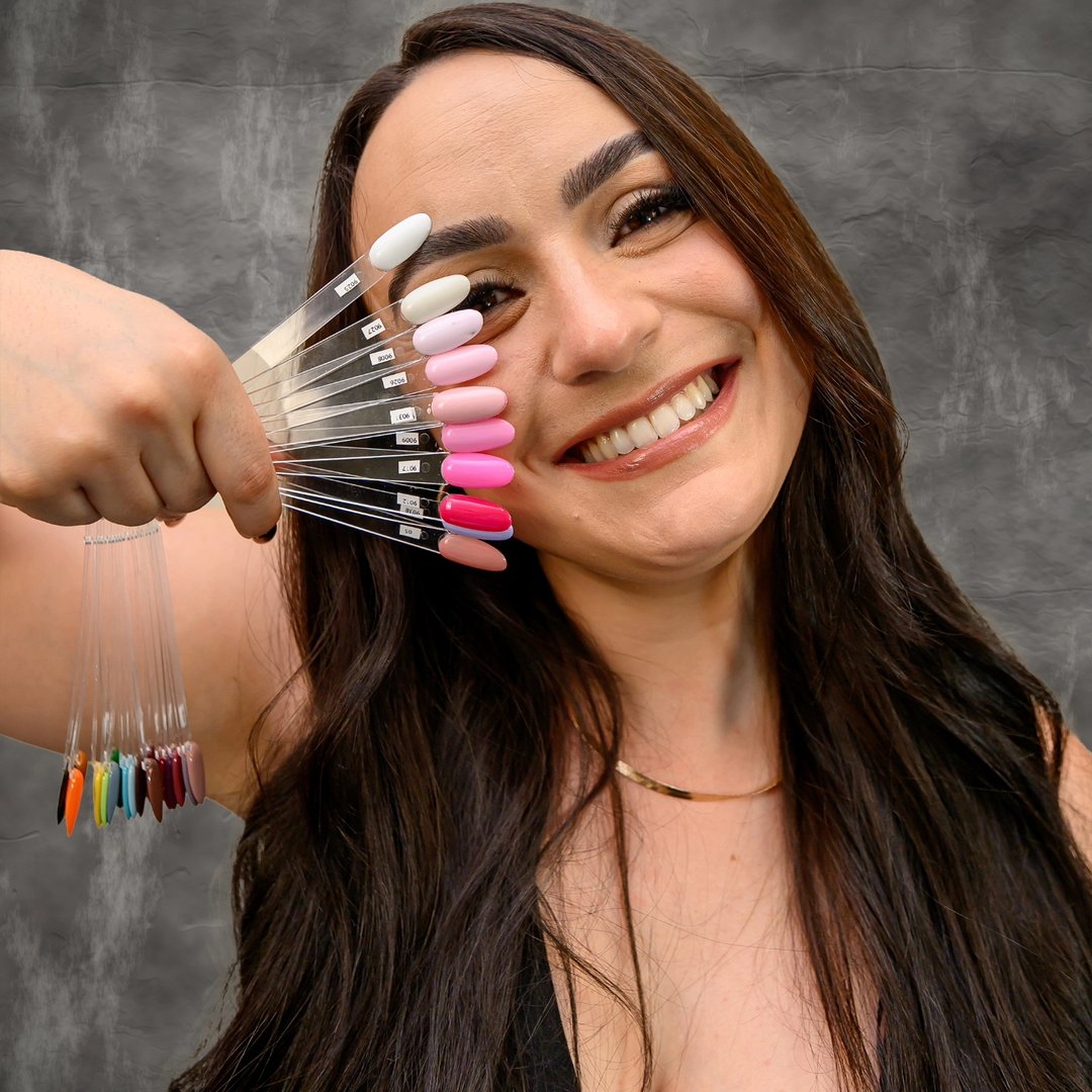 Portrait of Monise Borges, nail designer in Dublin